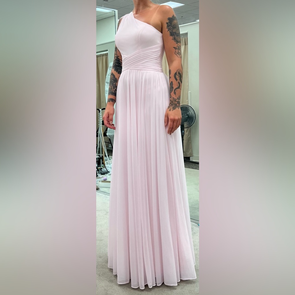 ACCEPTING OFFERS David's Bridal Pastel Pink Bridesmaid Dress